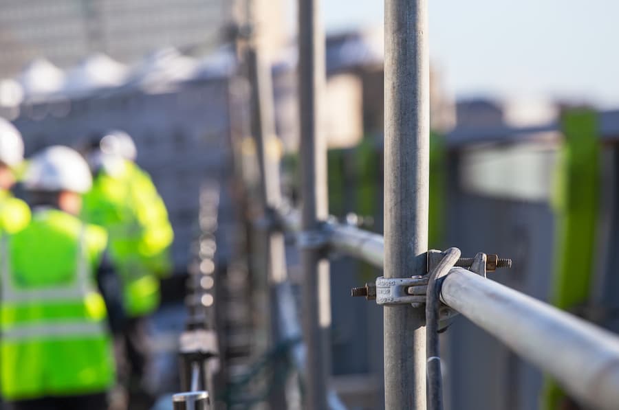 a close up of a metal pipe